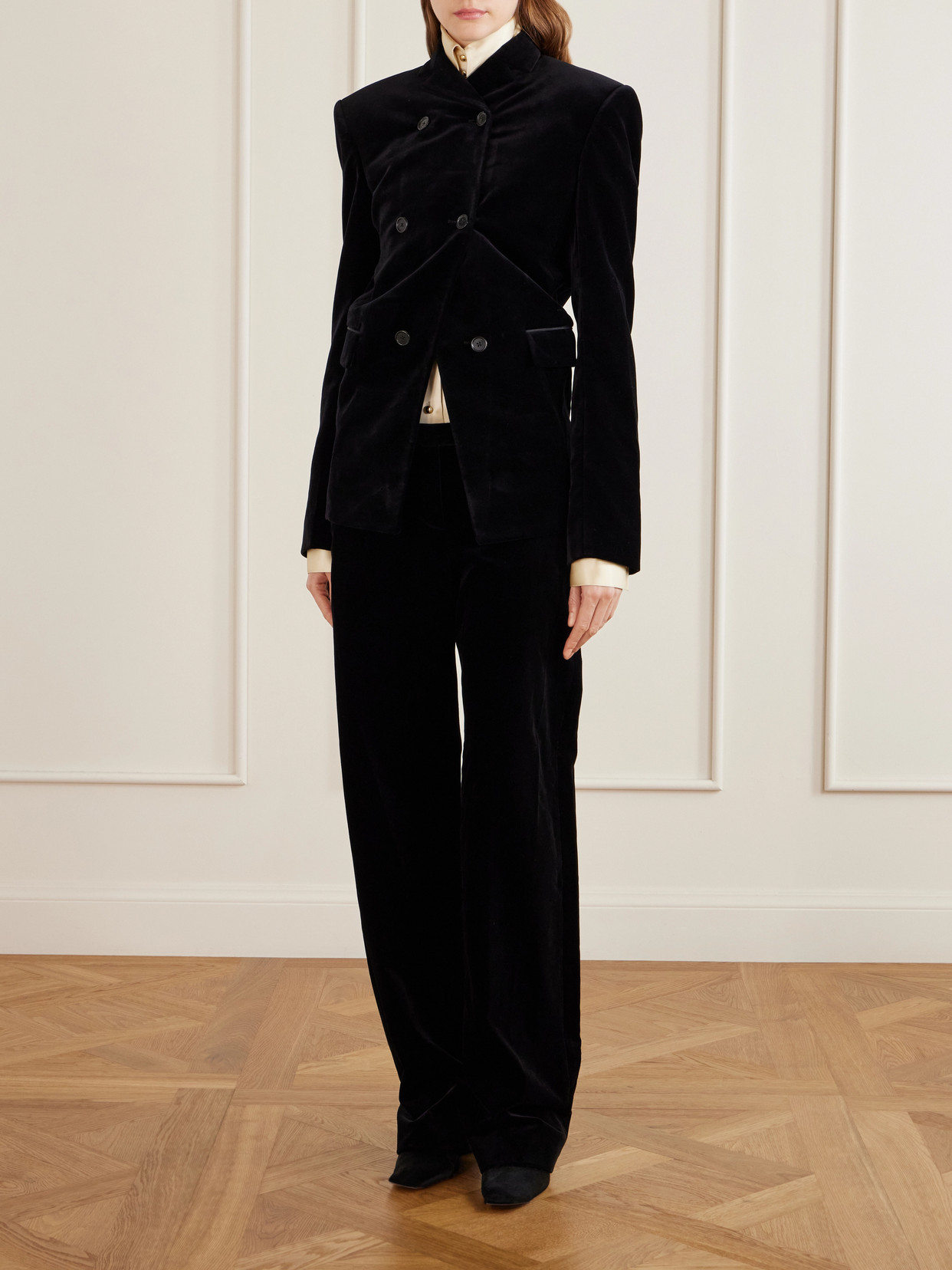 Ivy High-Collar Shirt
