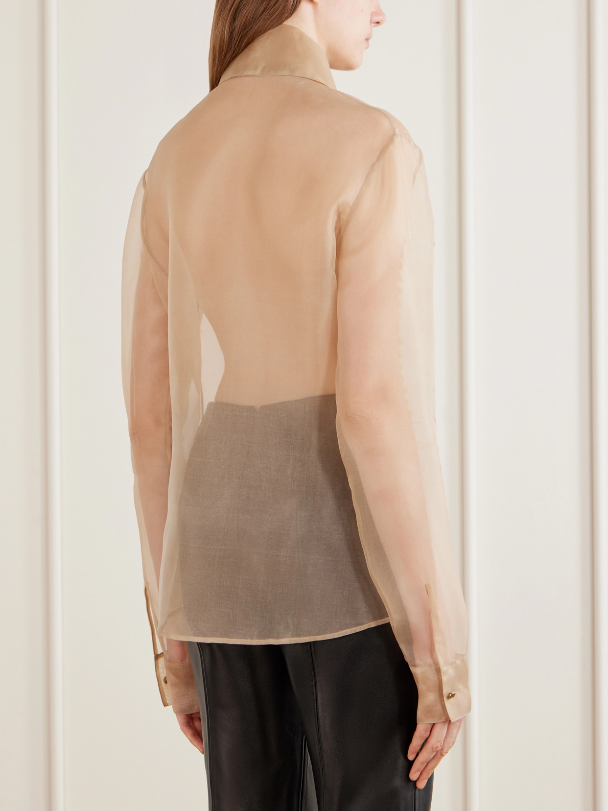 Ivy Silk-Organza Blouse