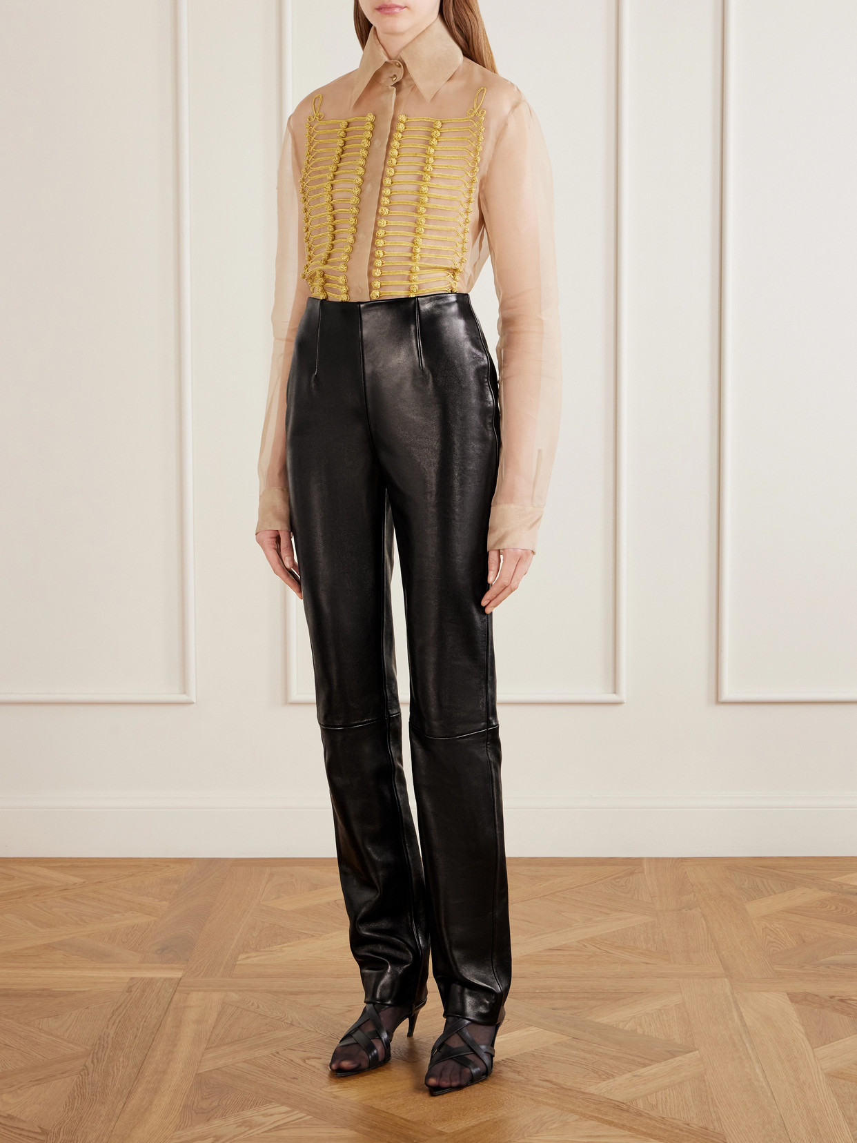 Ivy Silk-Organza Blouse