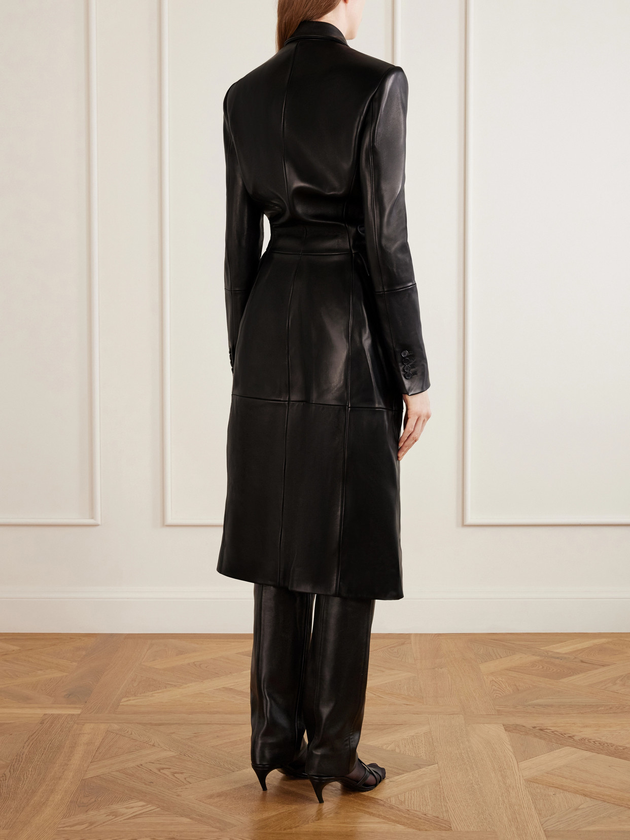 Rolon Leather Paneled Coat