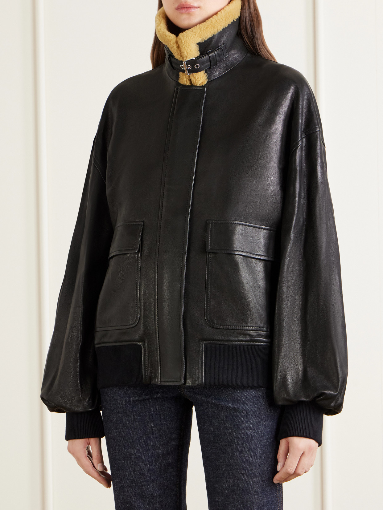 Sandor Leather Biker Jacket