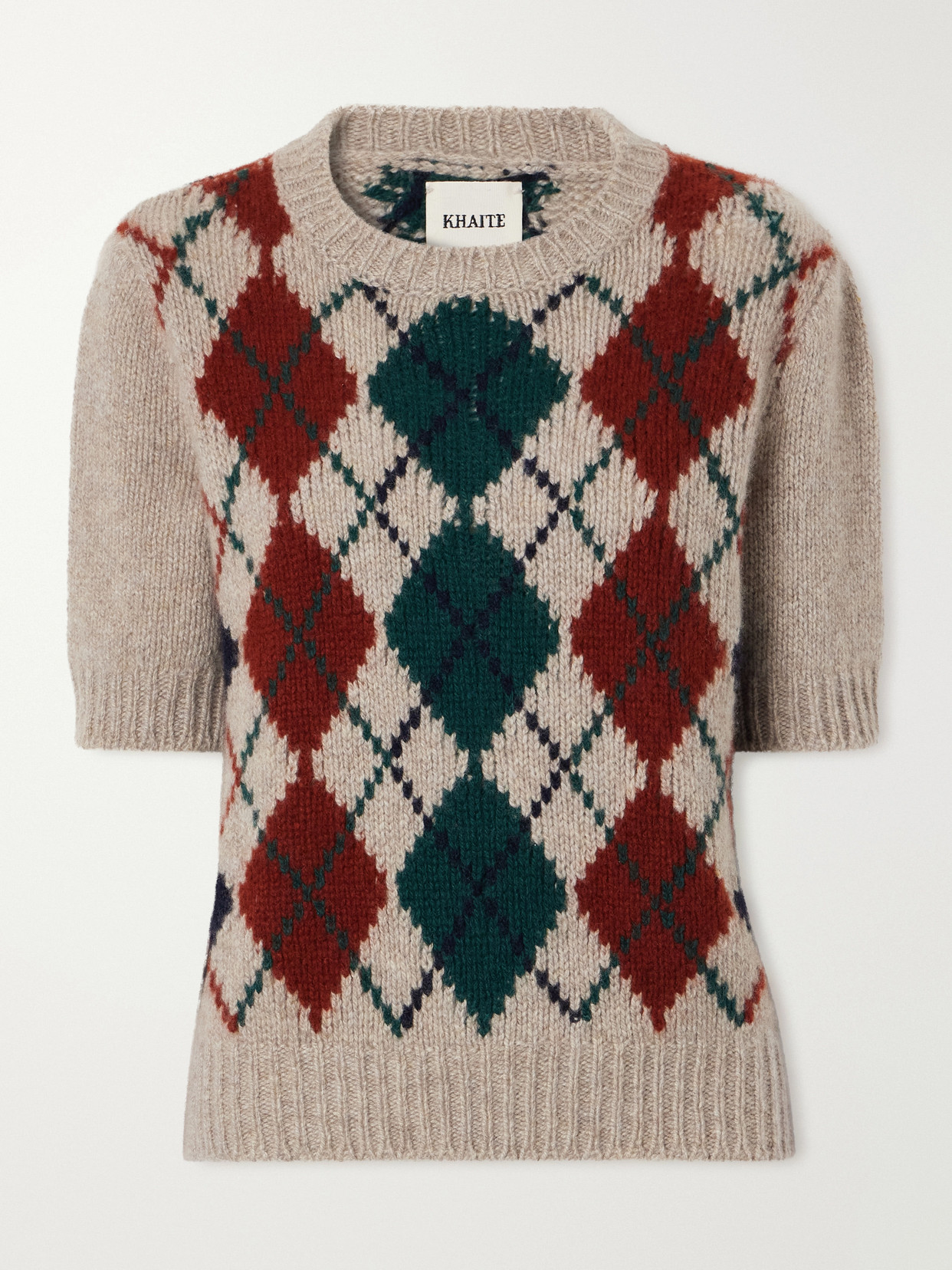 Lisa Argyle Wool And Mohair-Blend Sweater