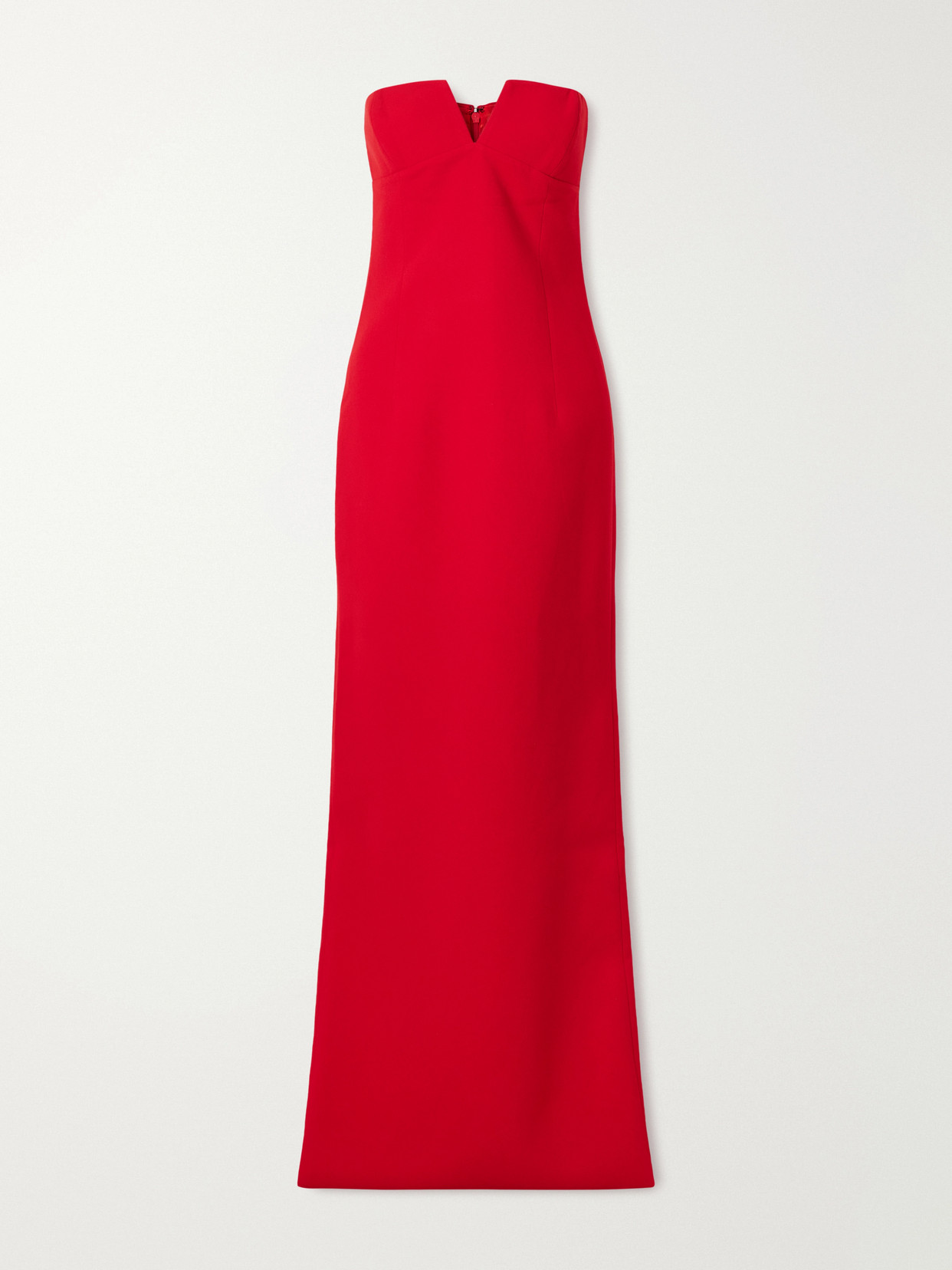 Ilkyaz Ozel - Ecliptica Crepe Gown - Red
