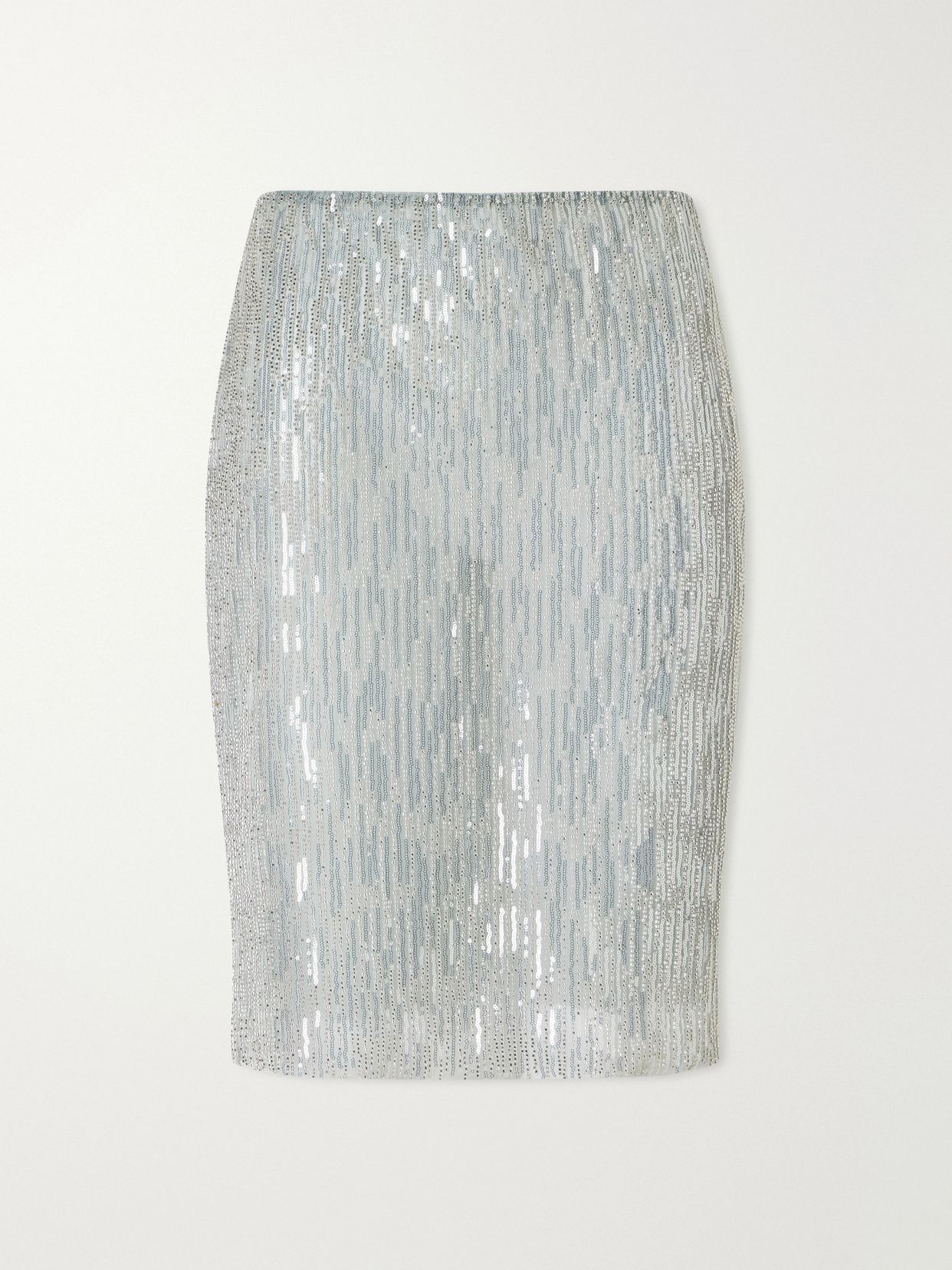 ani crystals embellished mini skirt