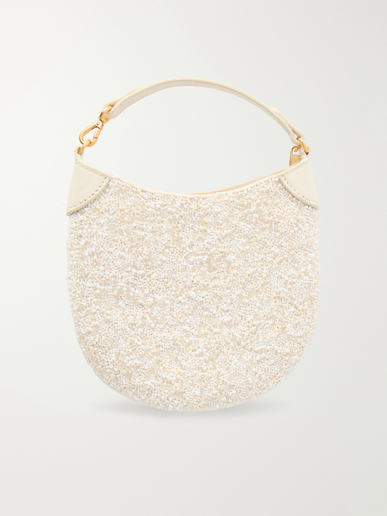 Polo Ralph Lauren - Floral-Embellished Beaded Small Shoulder Bag