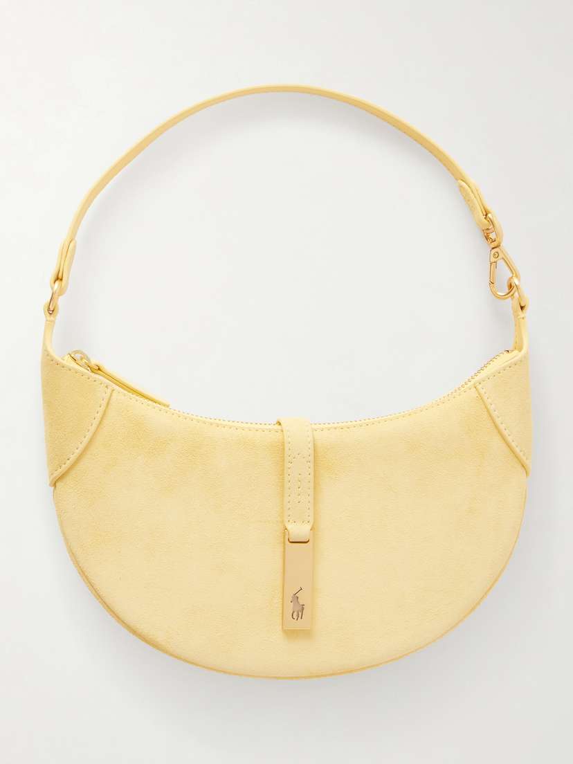 Polo Ralph Lauren Polo Id Mini Suede Shoulder Bag