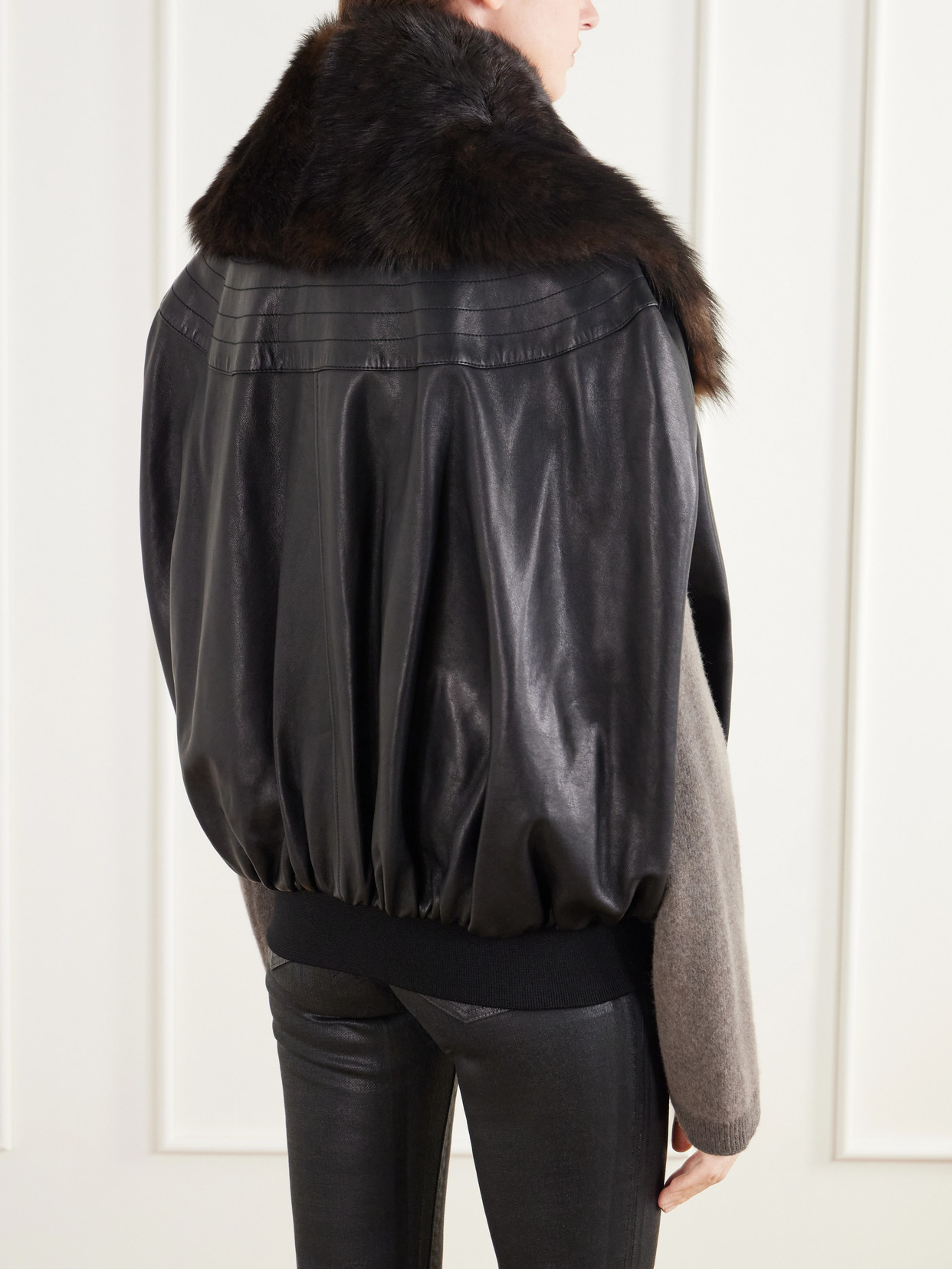 Shearling-Trimmed Jacket