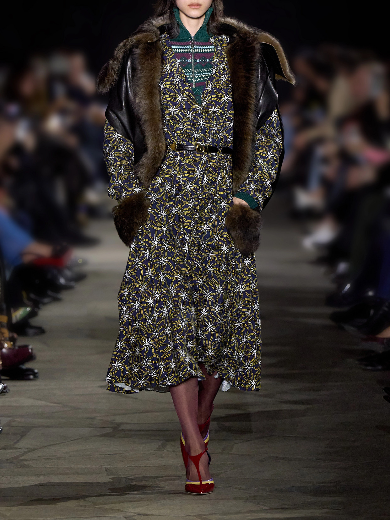Shearling-Trimmed Jacket