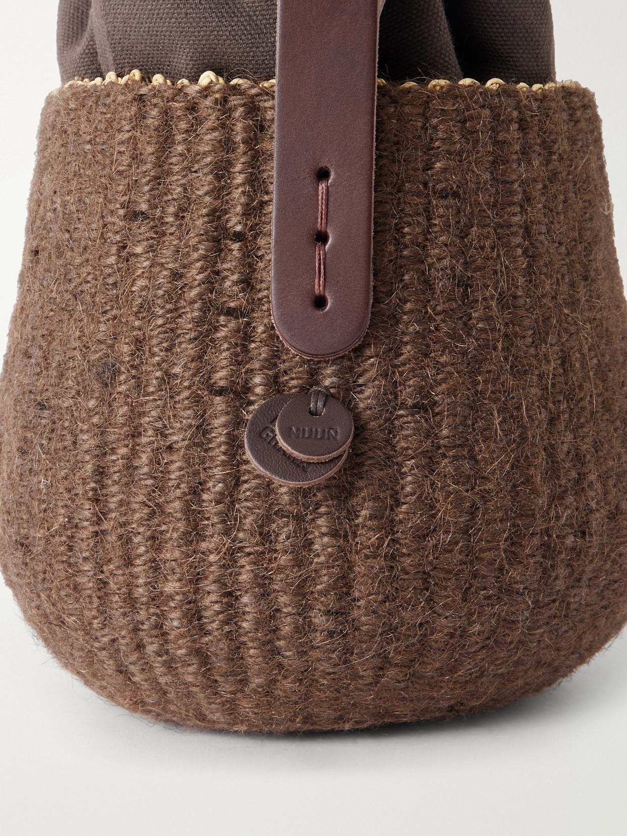 Muuñ - Orphee Raffia Shoulder Bag