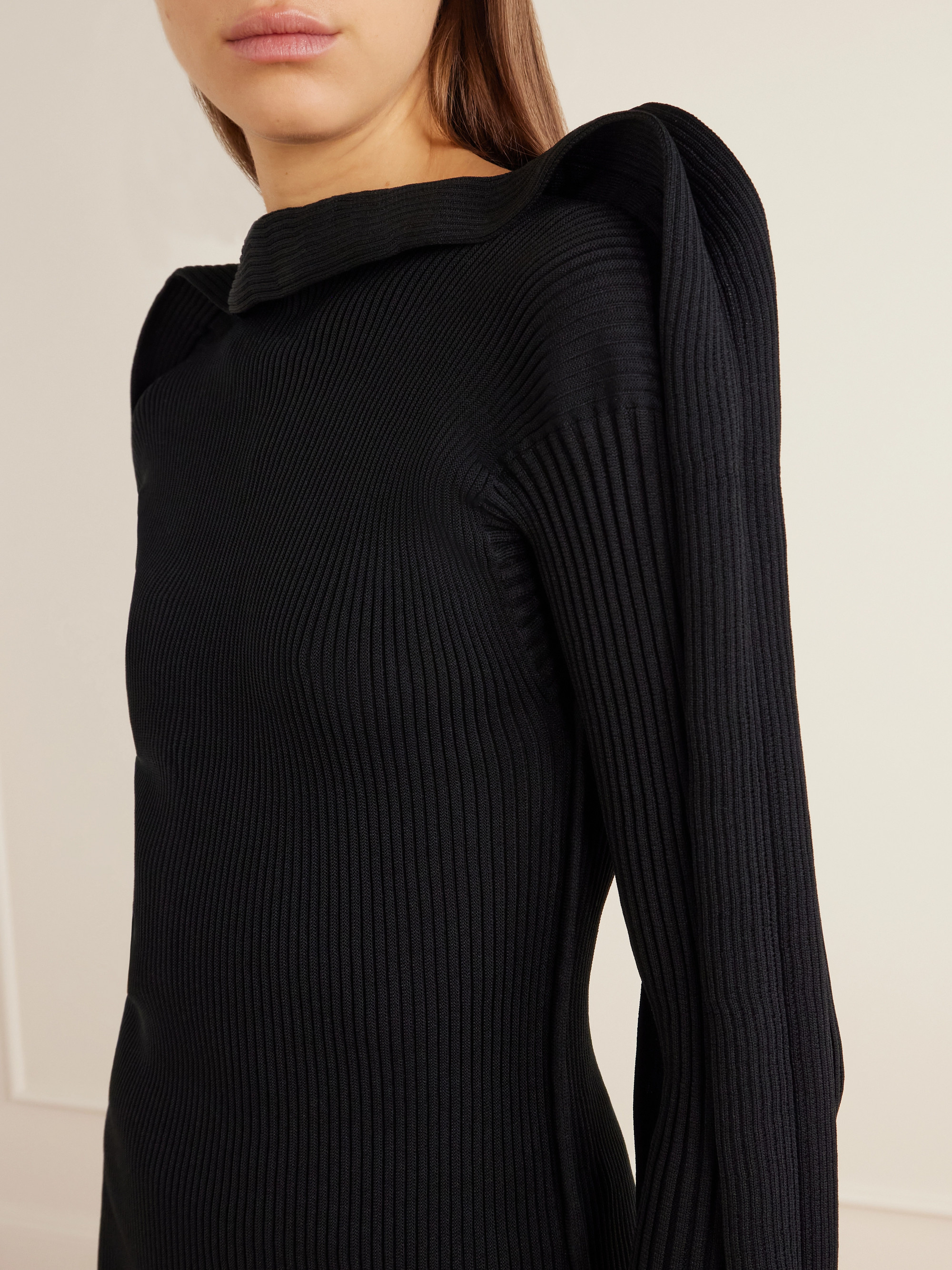 ISSEY MIYAKE Prance stretch rib-knit top