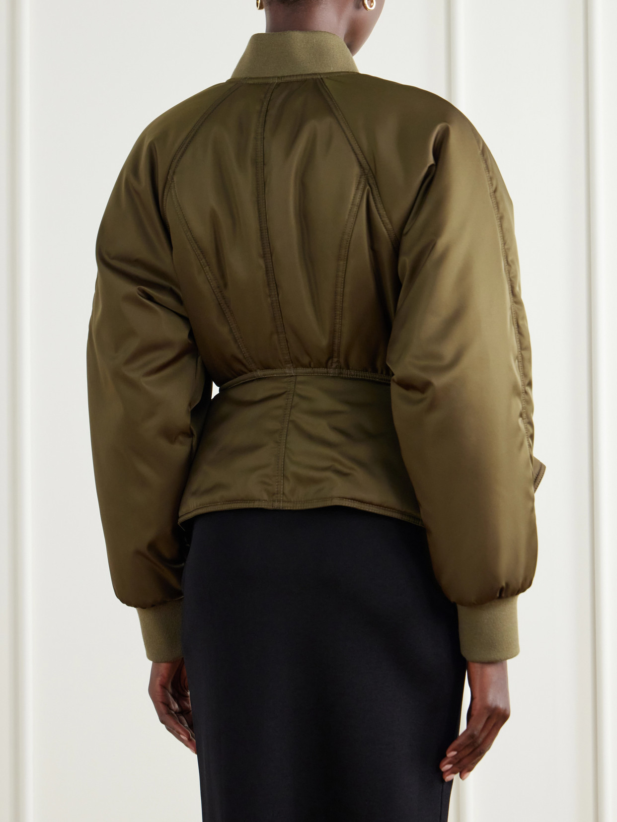 Paneled Cropped Jacket