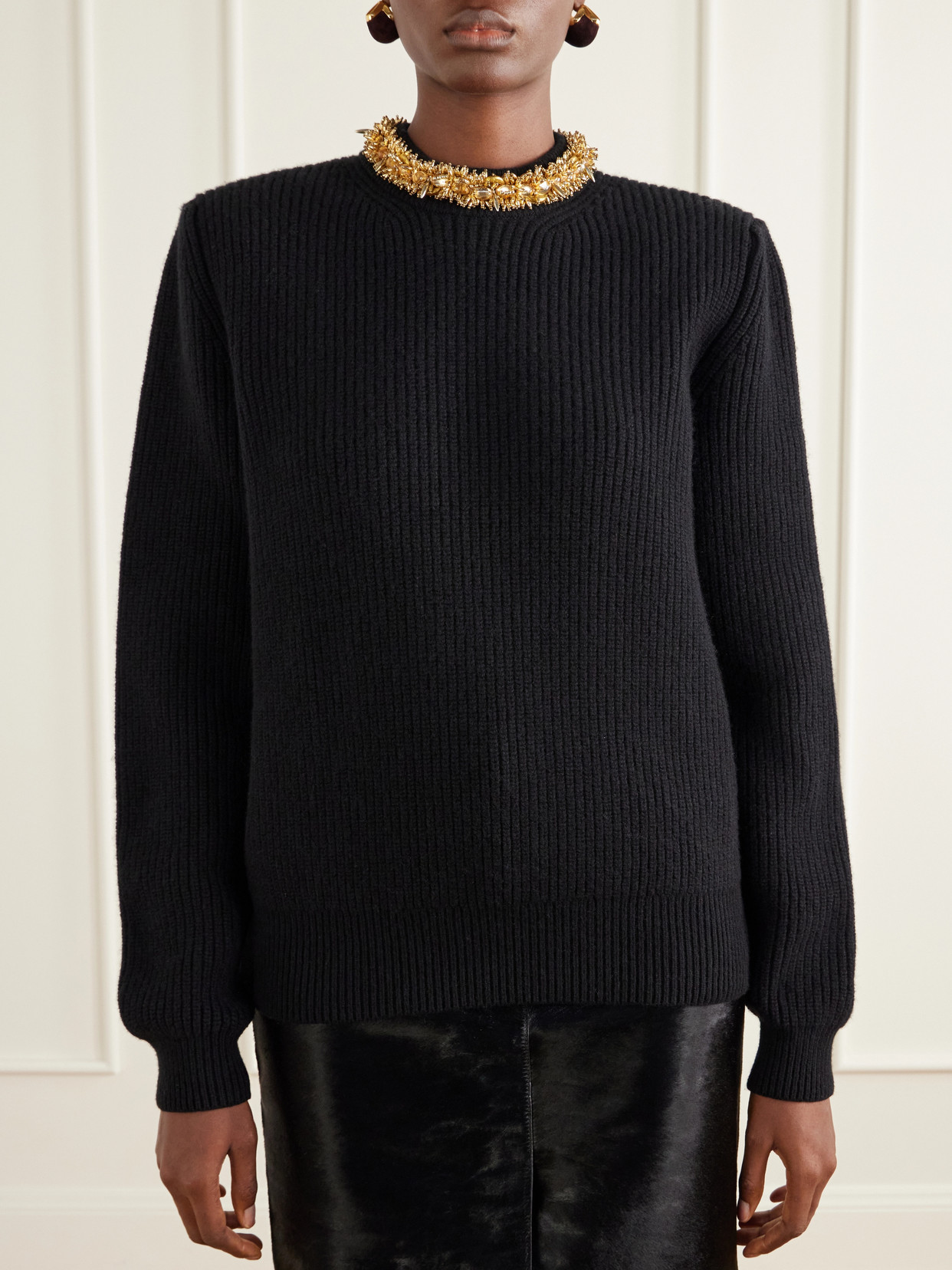 And Cashmere-Blend Sweater