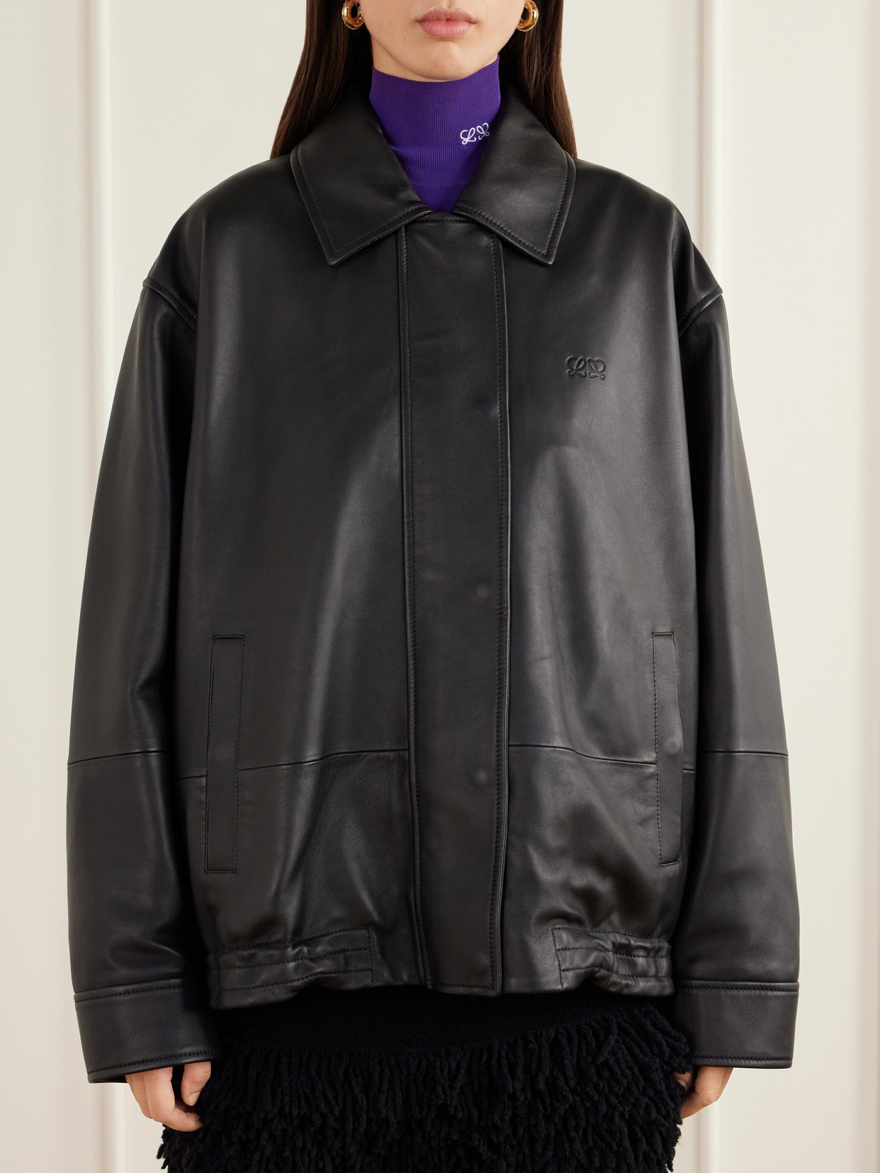 Logo-Debossed Jacket