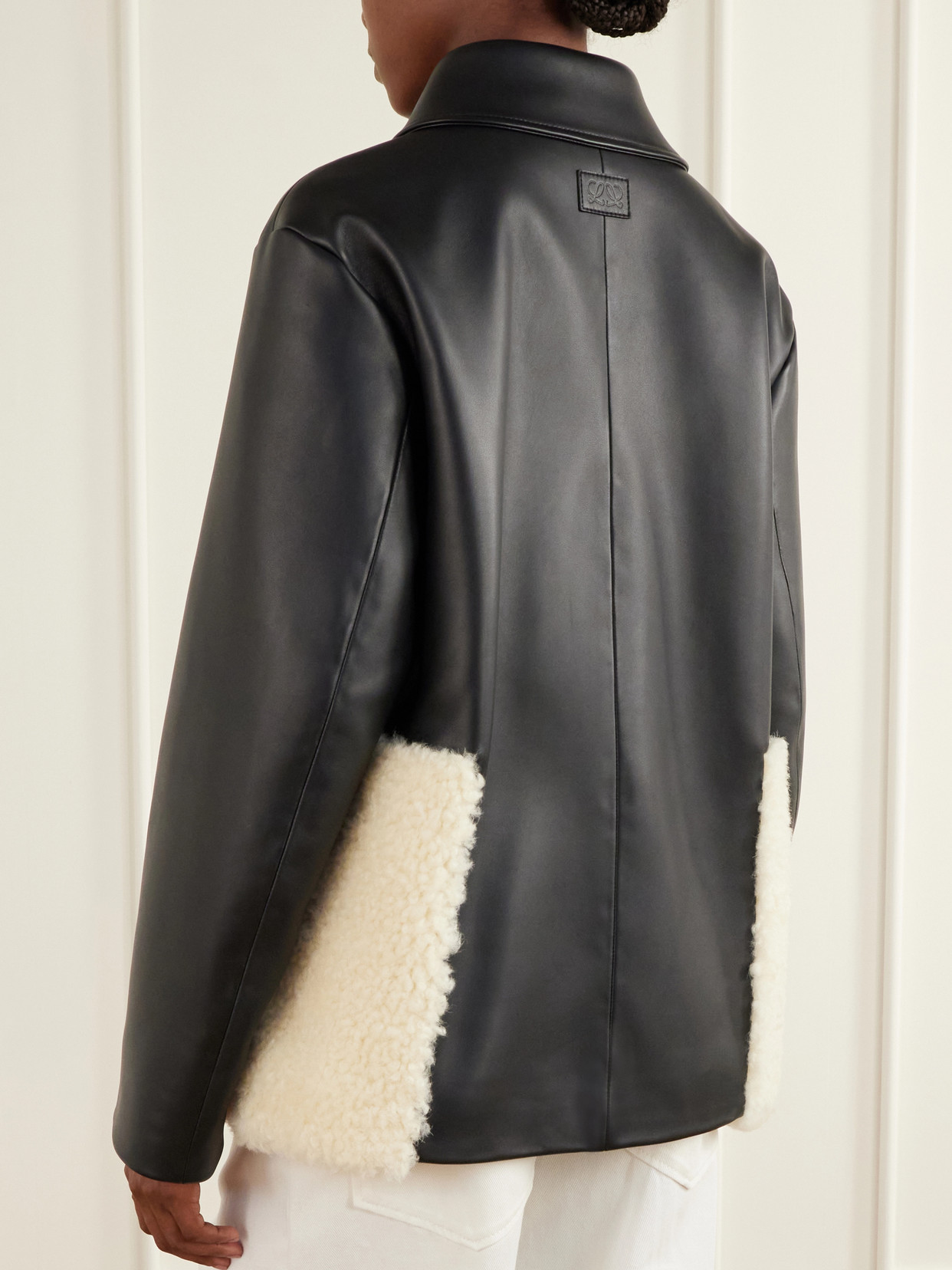 Shearling-Trimmed Jacket