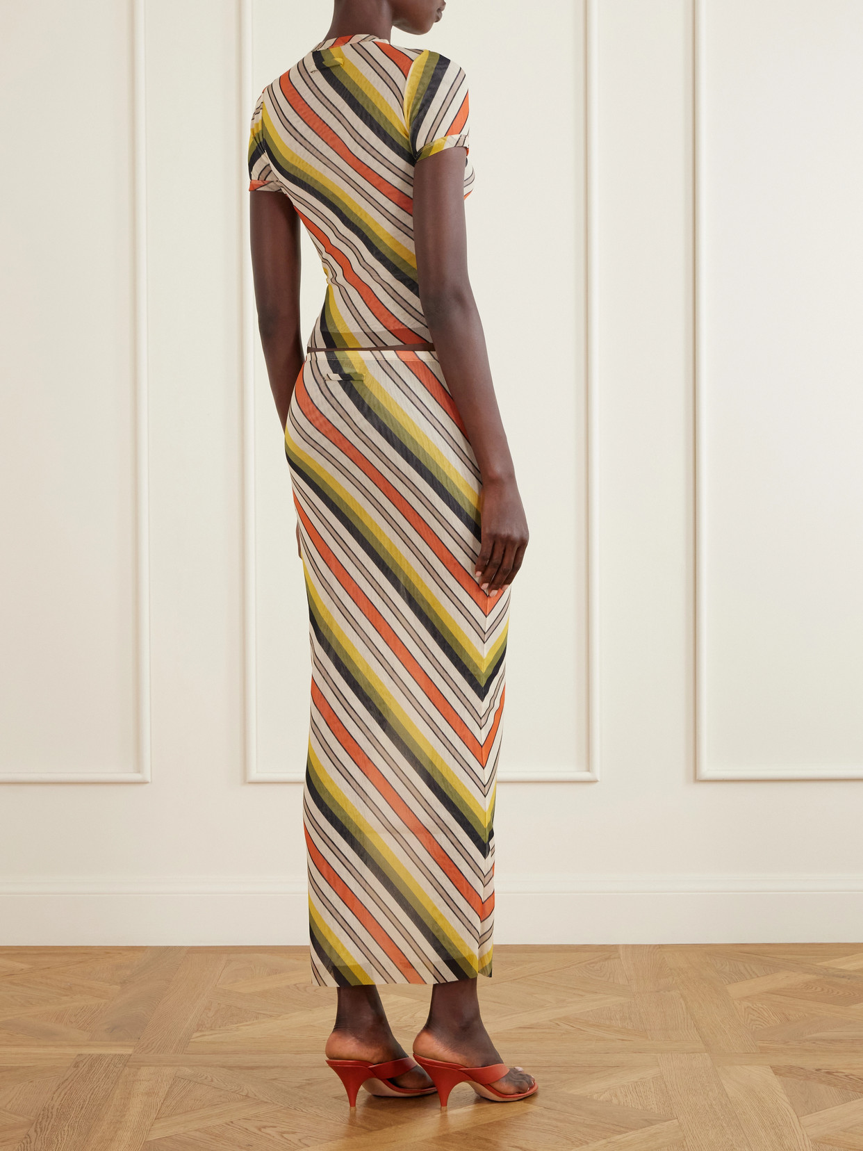 Retro Stripe Maxi