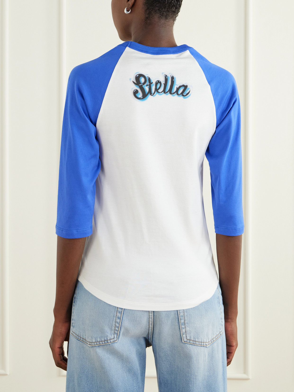 Stella Mccartney Printed Cotton T-shirt In White
