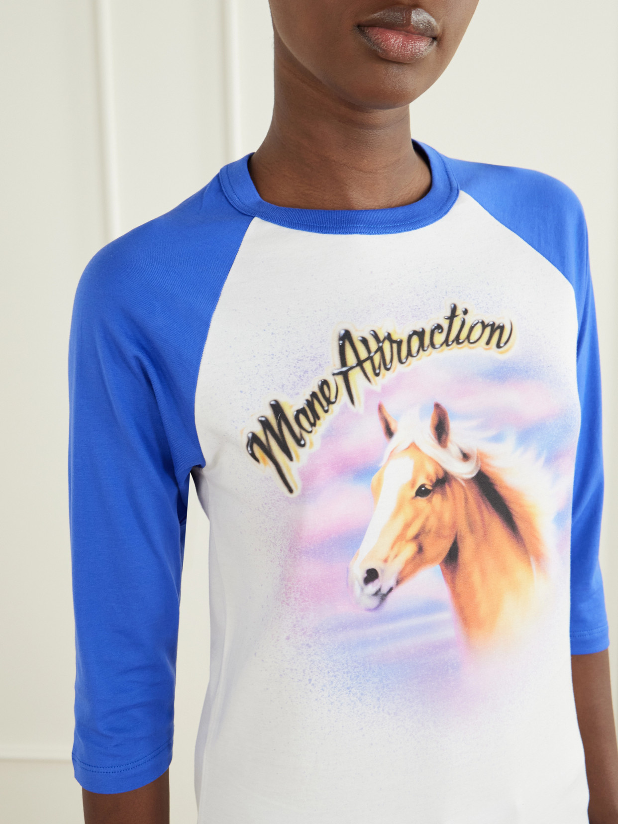 Stella Mccartney Printed Cotton T-shirt In White