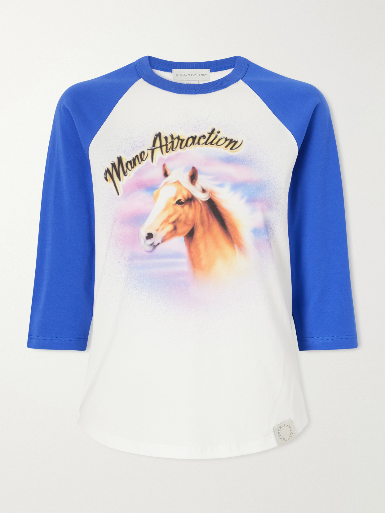 Stella Mccartney Printed Cotton T-shirt In White