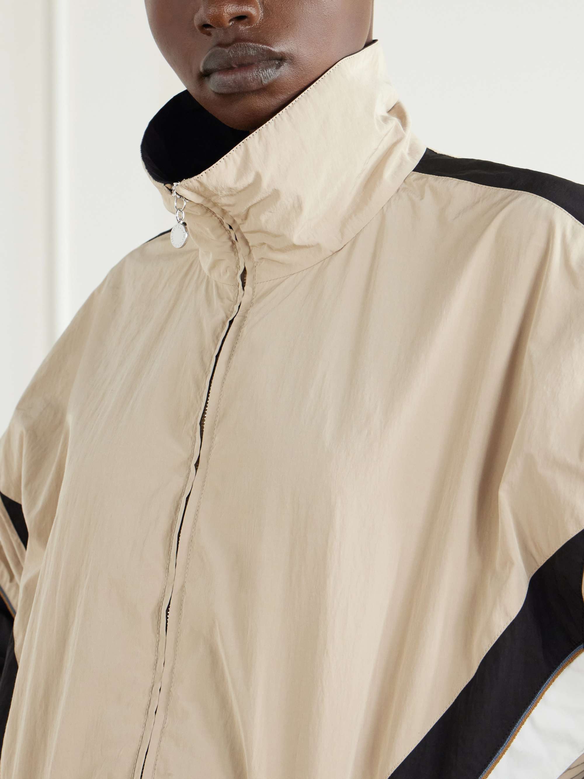 STELLA MCCARTNEY Paneled shell jacket | NET-A-PORTER