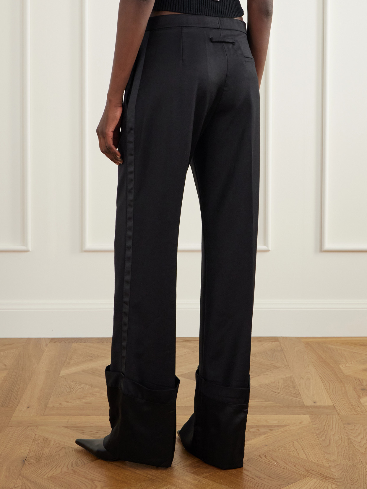 Wool-Twll Wide- Leg