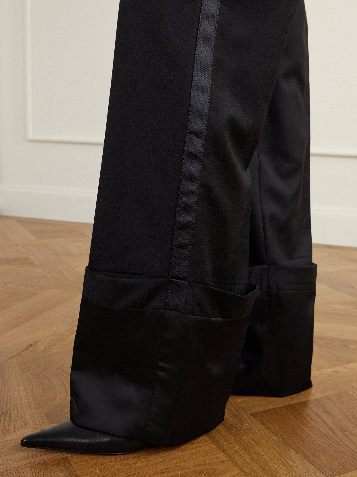 Wool-Twll Wide- Leg
