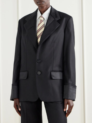 Jean Paul Gaultier Wool-gabardine blazer