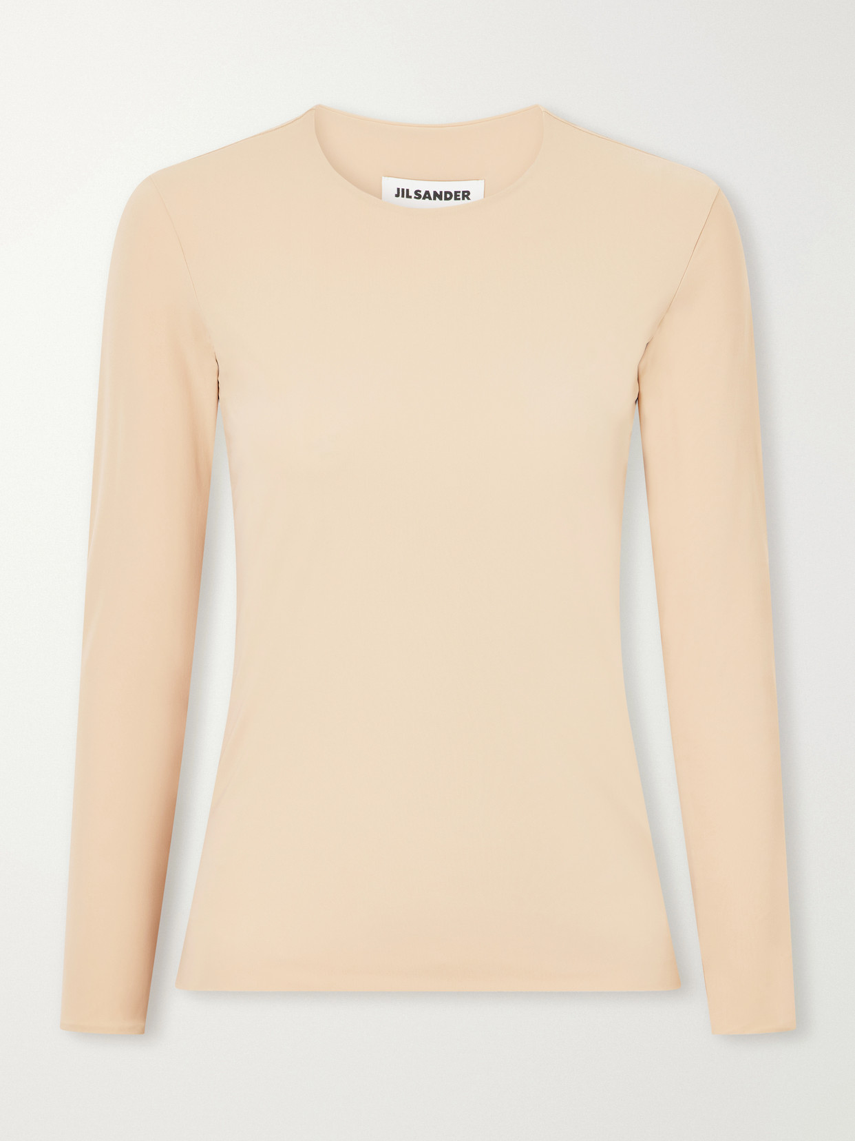 Jil Sander Stretch T-shirt In Neutrals