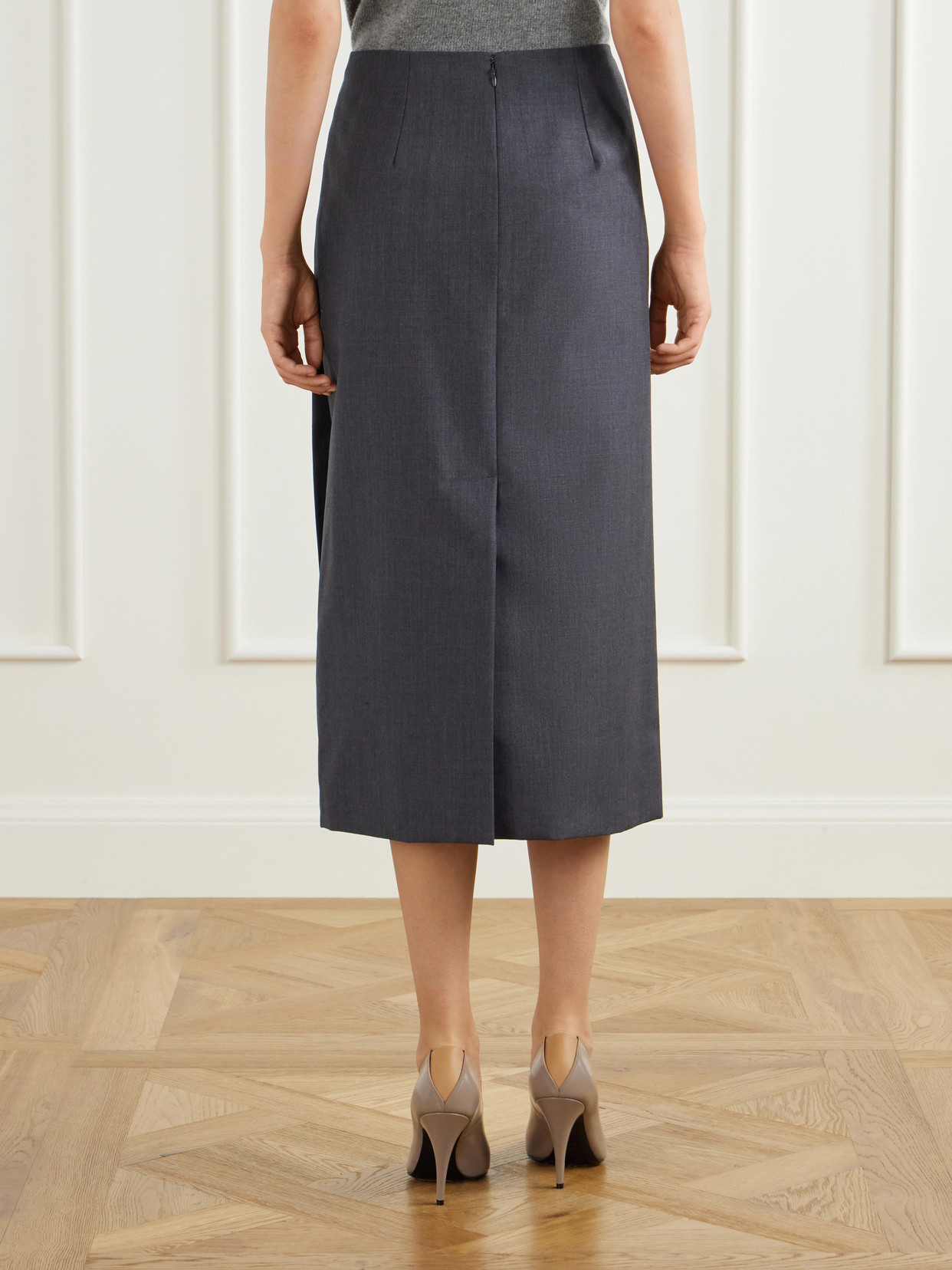 And Mohair-Blend Midi