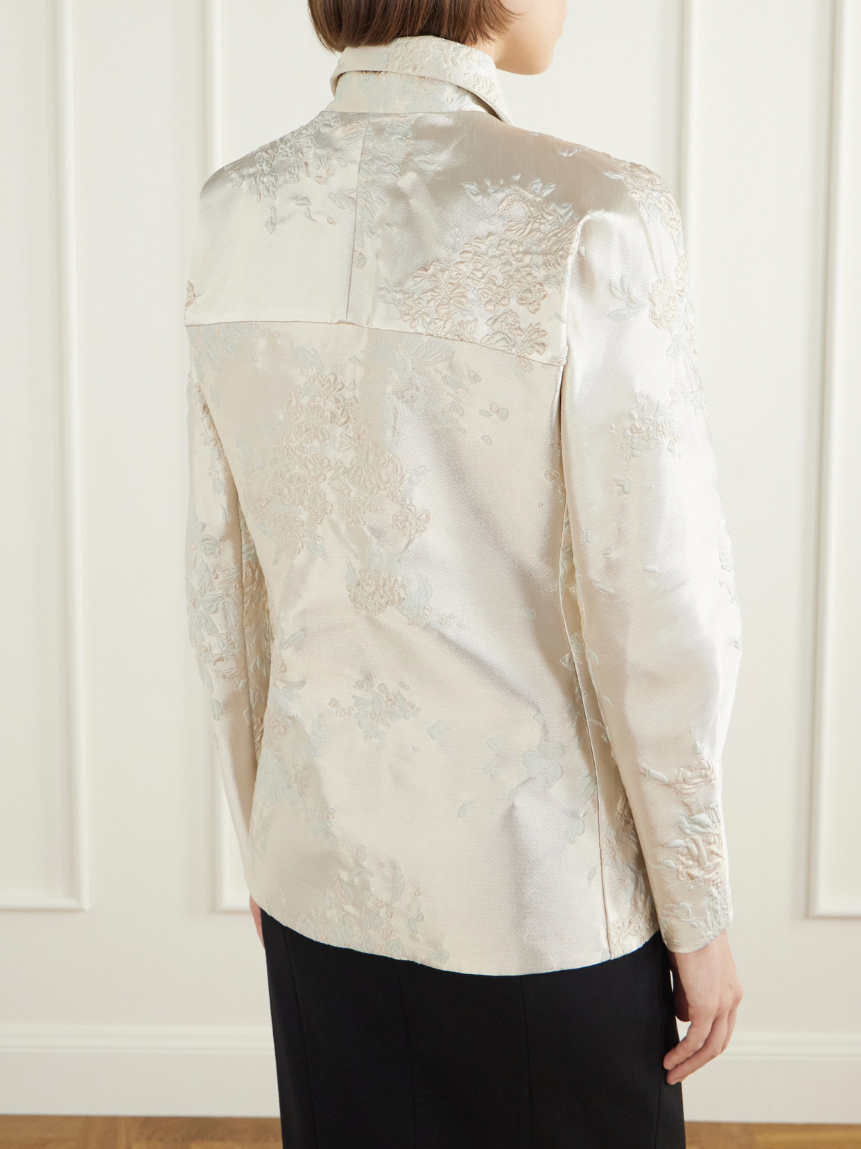 Floral-Jacquard Shirt