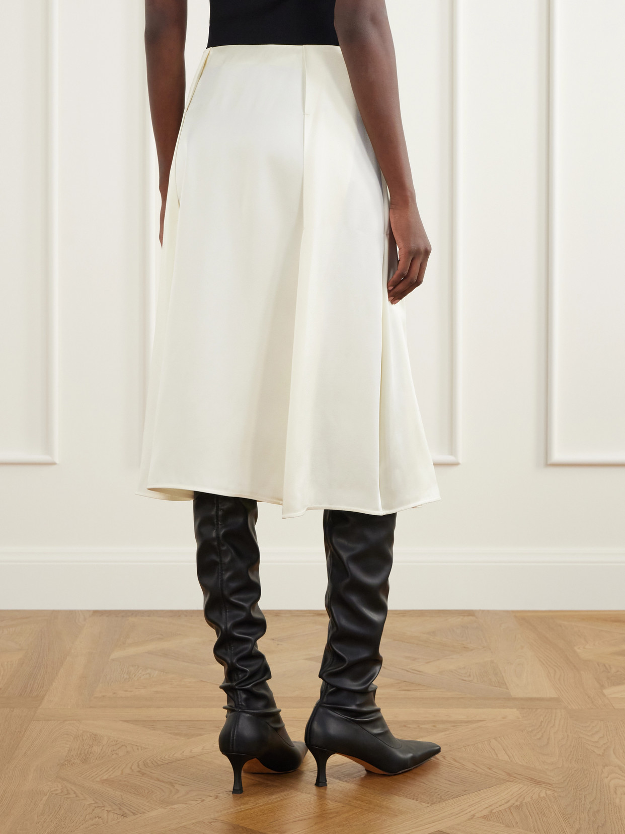 Pleated Midi