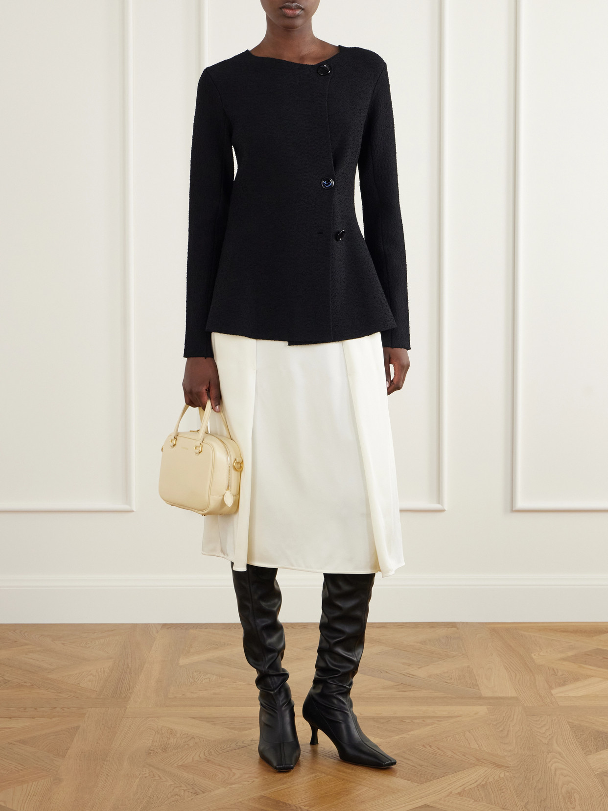 Pleated Midi