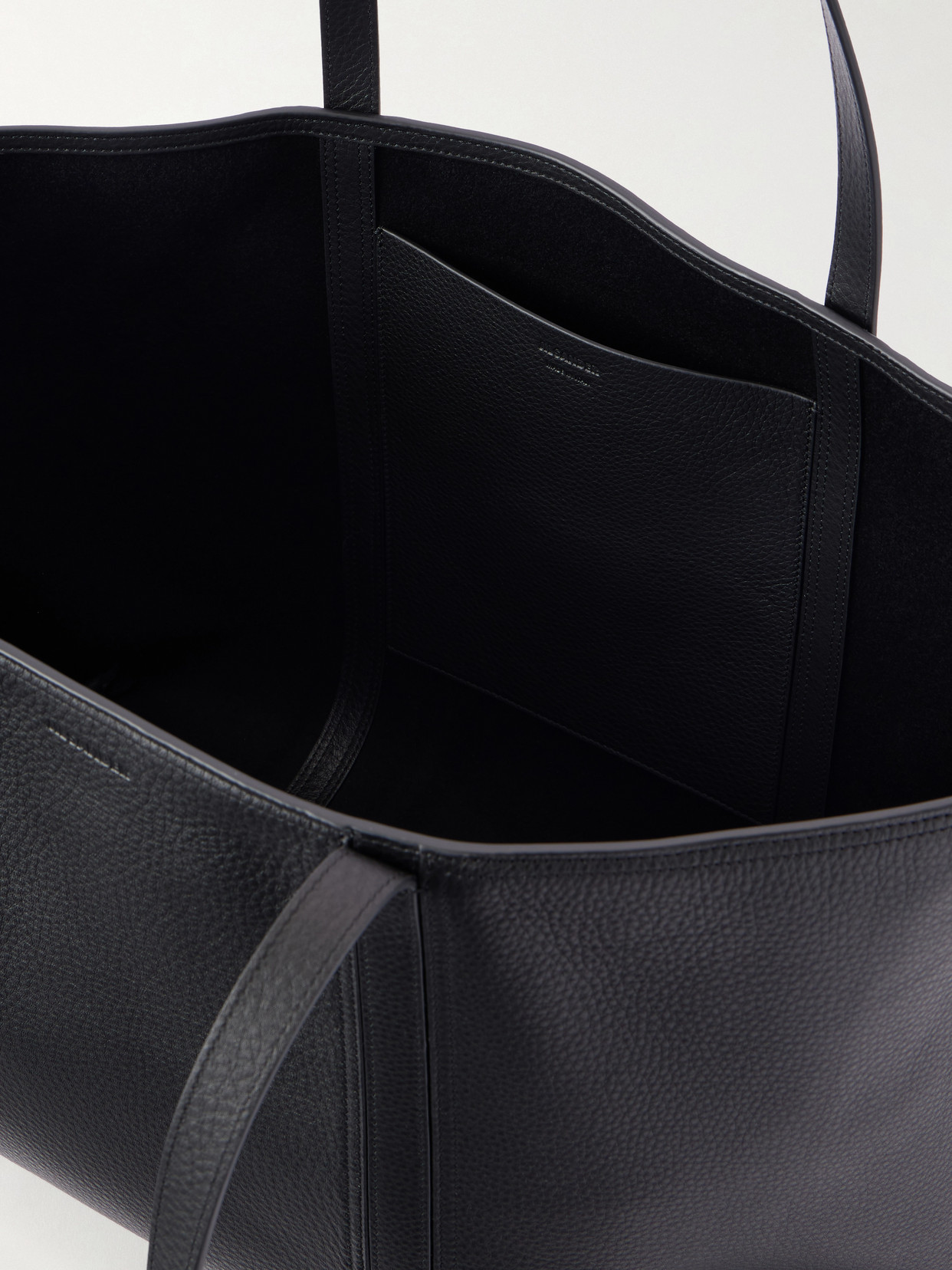 Foro Logo-Embossed Textured-Leather Tote