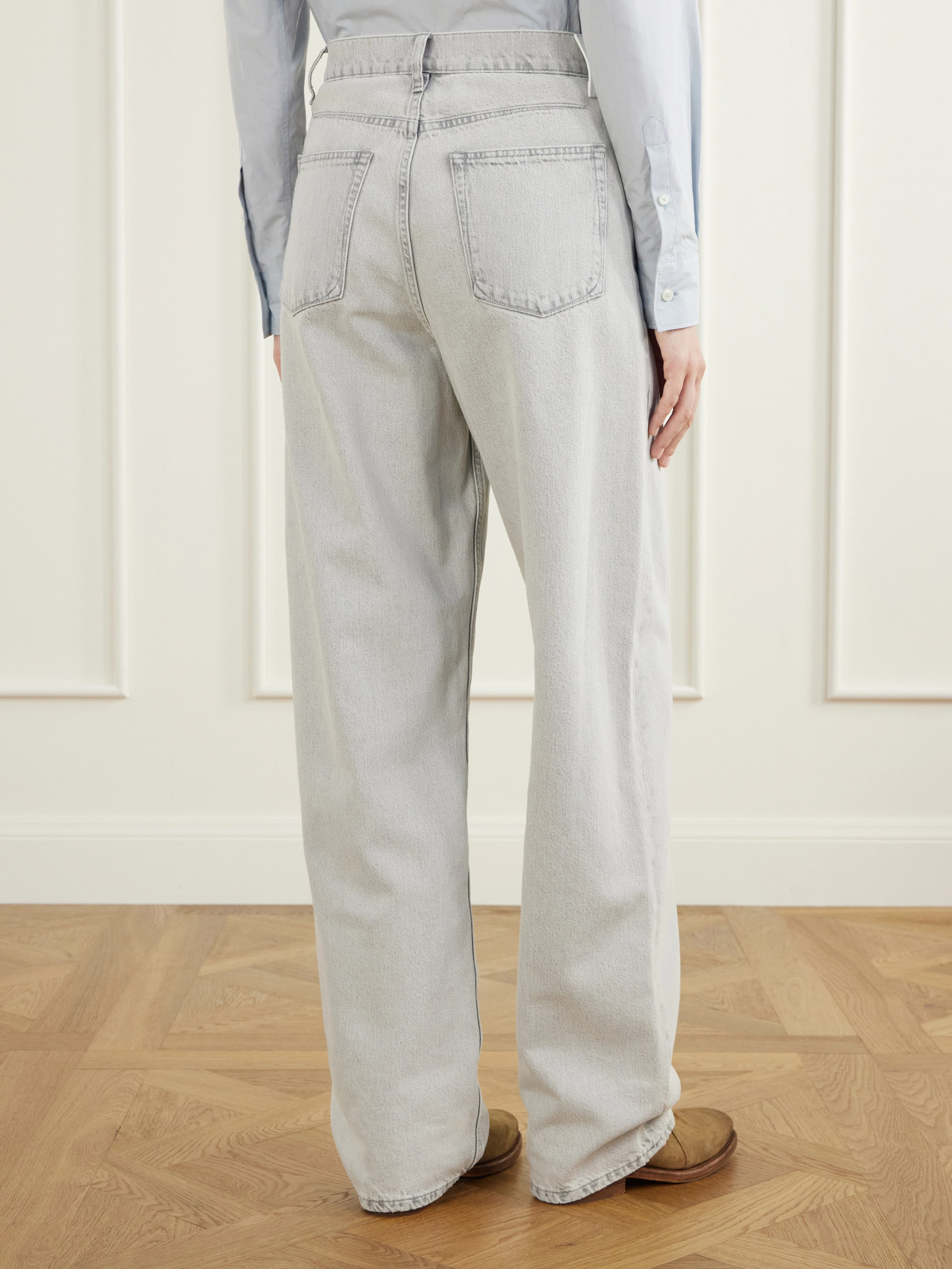 High-Waist Wide- Leg