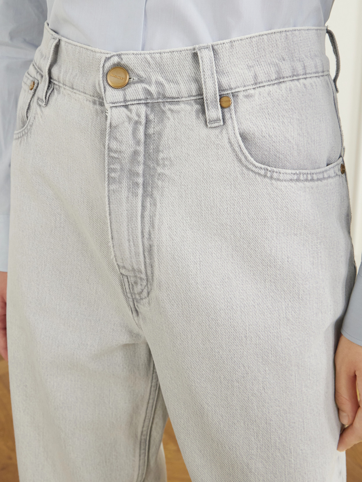 High-Waist Wide- Leg