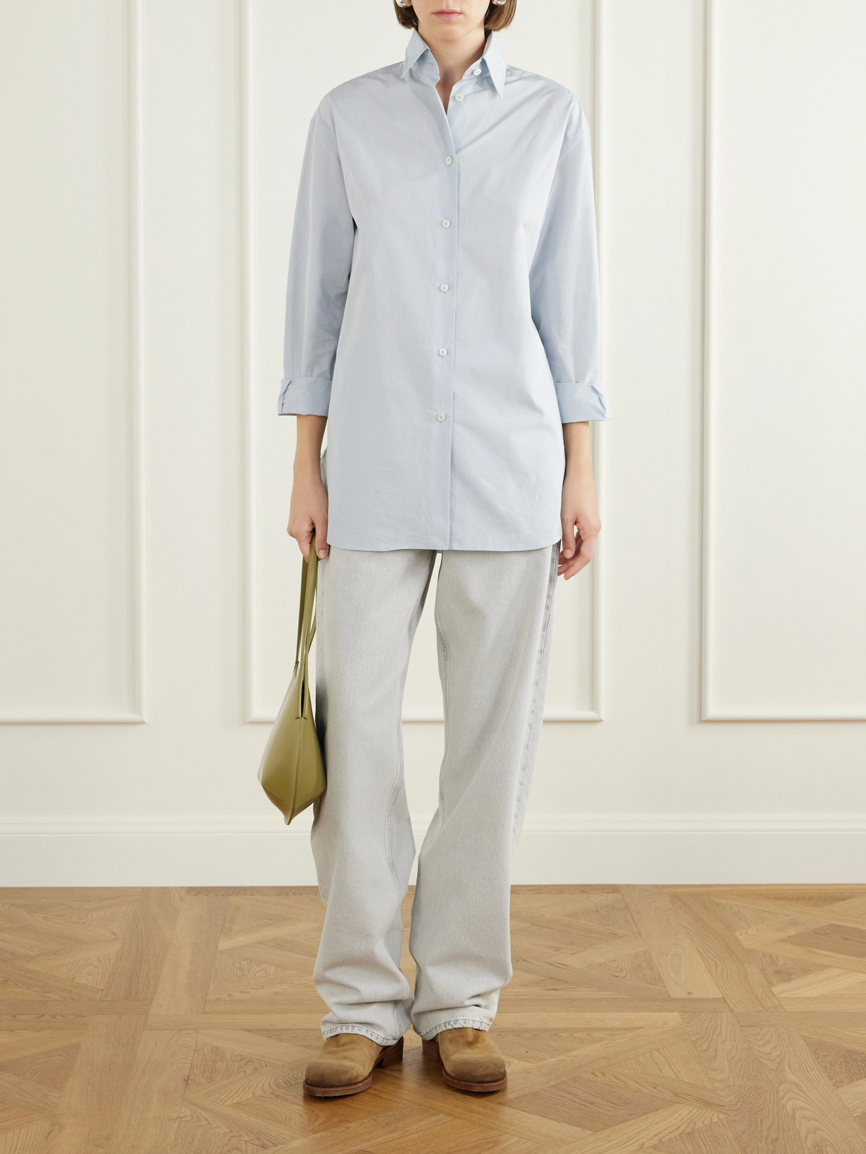 High-Waist Wide- Leg