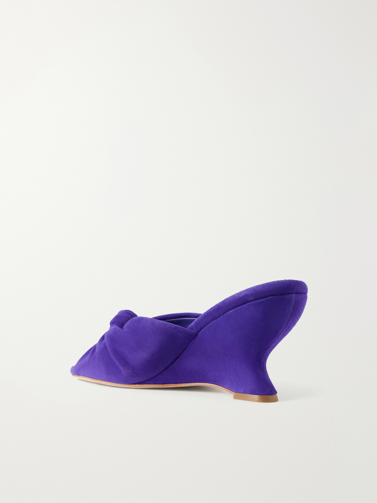 Marsy 75 Gathered Knotted Wedge