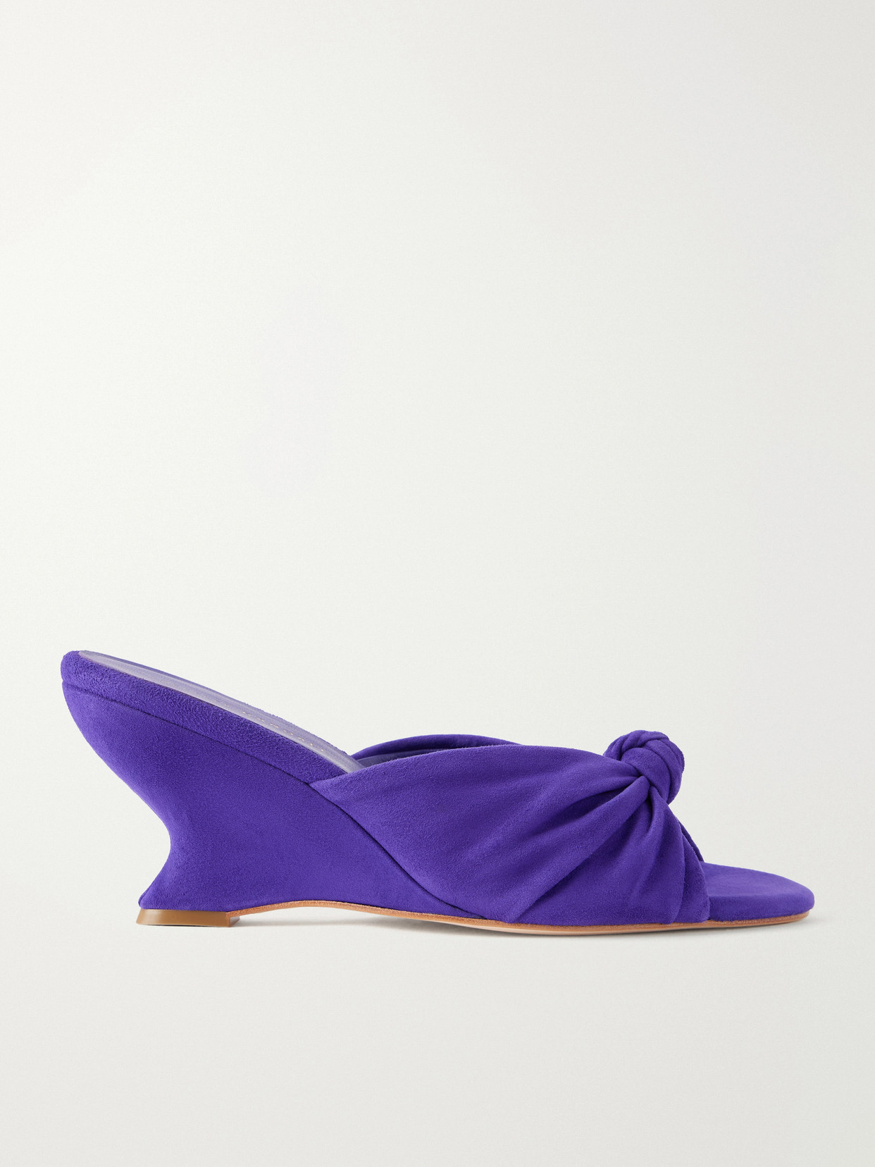 Marsy 75 Gathered Knotted Wedge