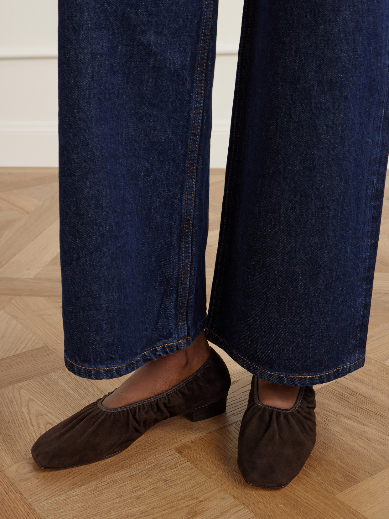 Tove Gathered Ballet Flats