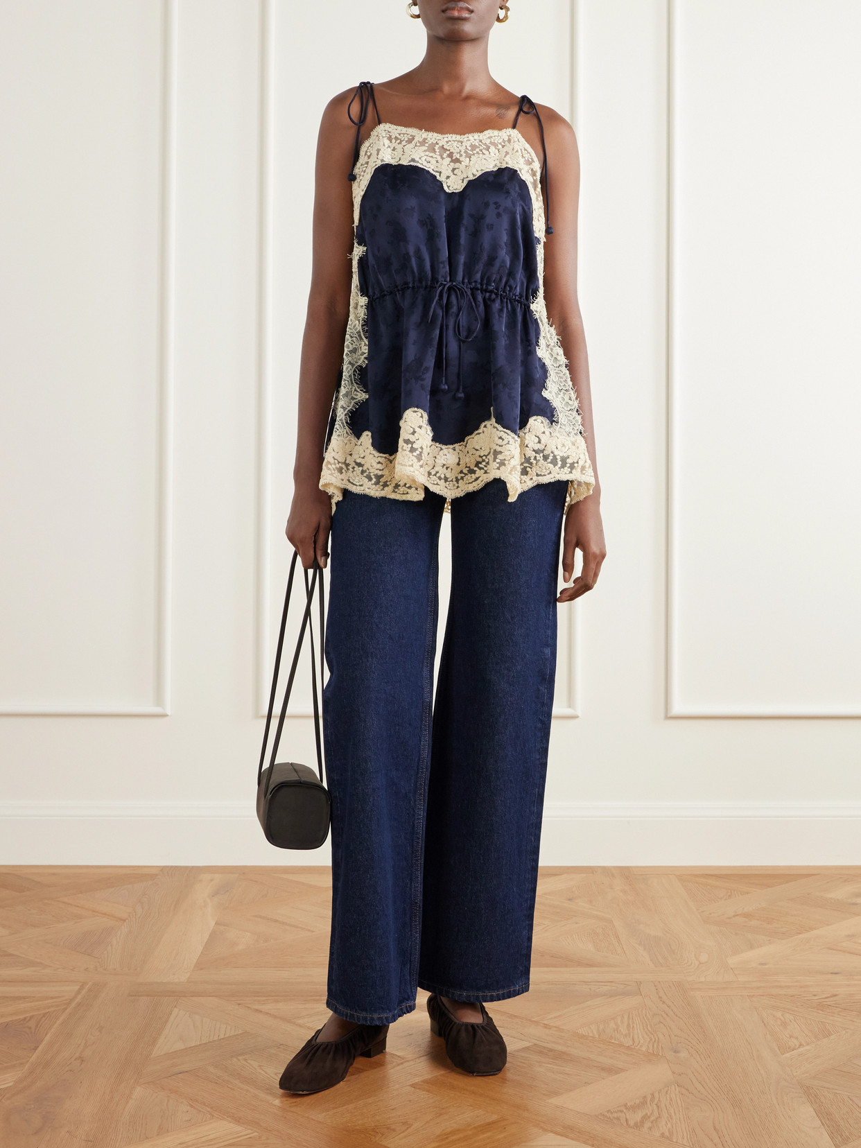 Tove Gathered Ballet Flats