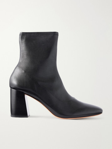 Saint Laurent - Lou leather ankle boots | Plush