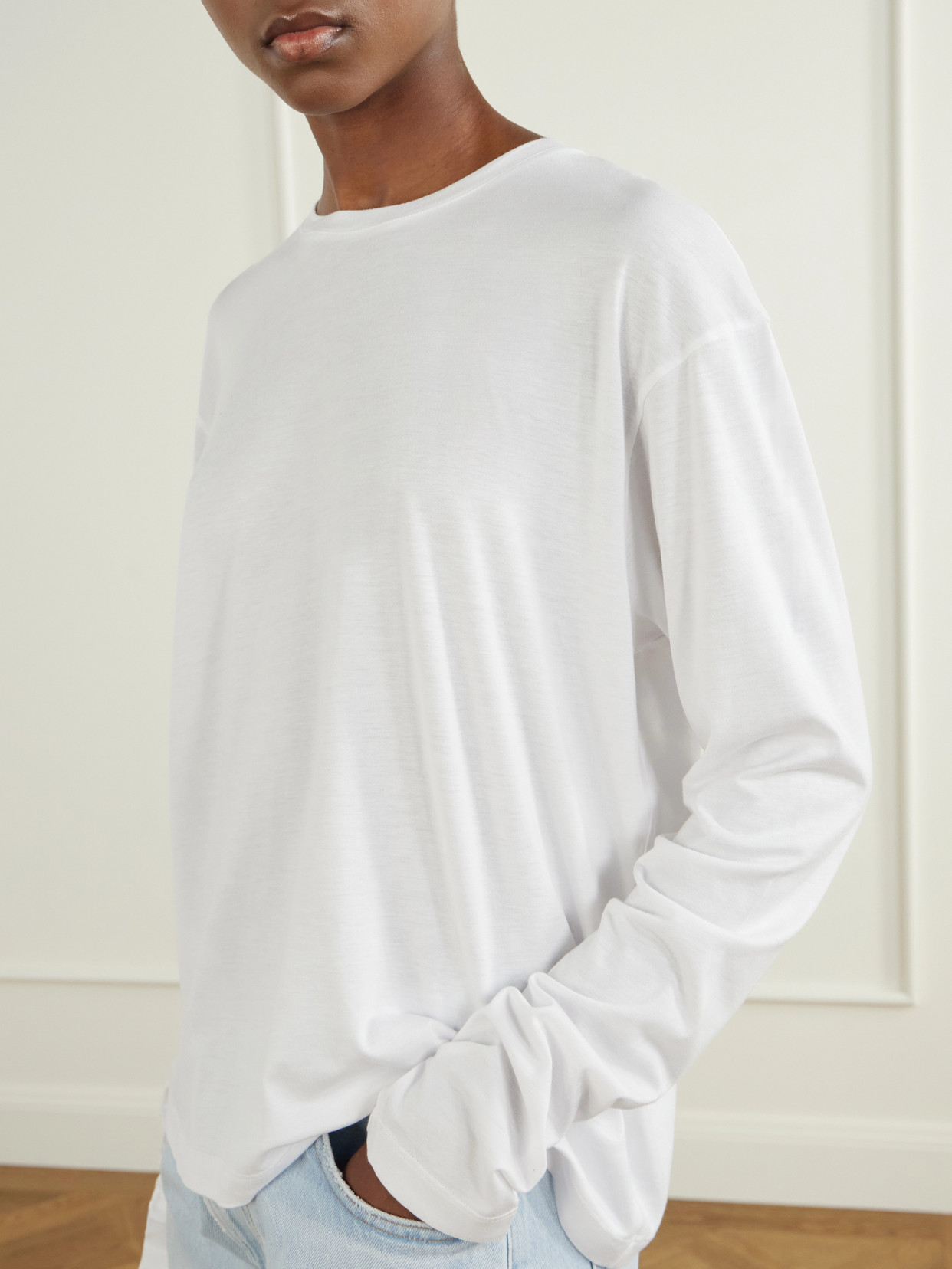Lyocell And Cotton-Blend Jersey T-Shirt