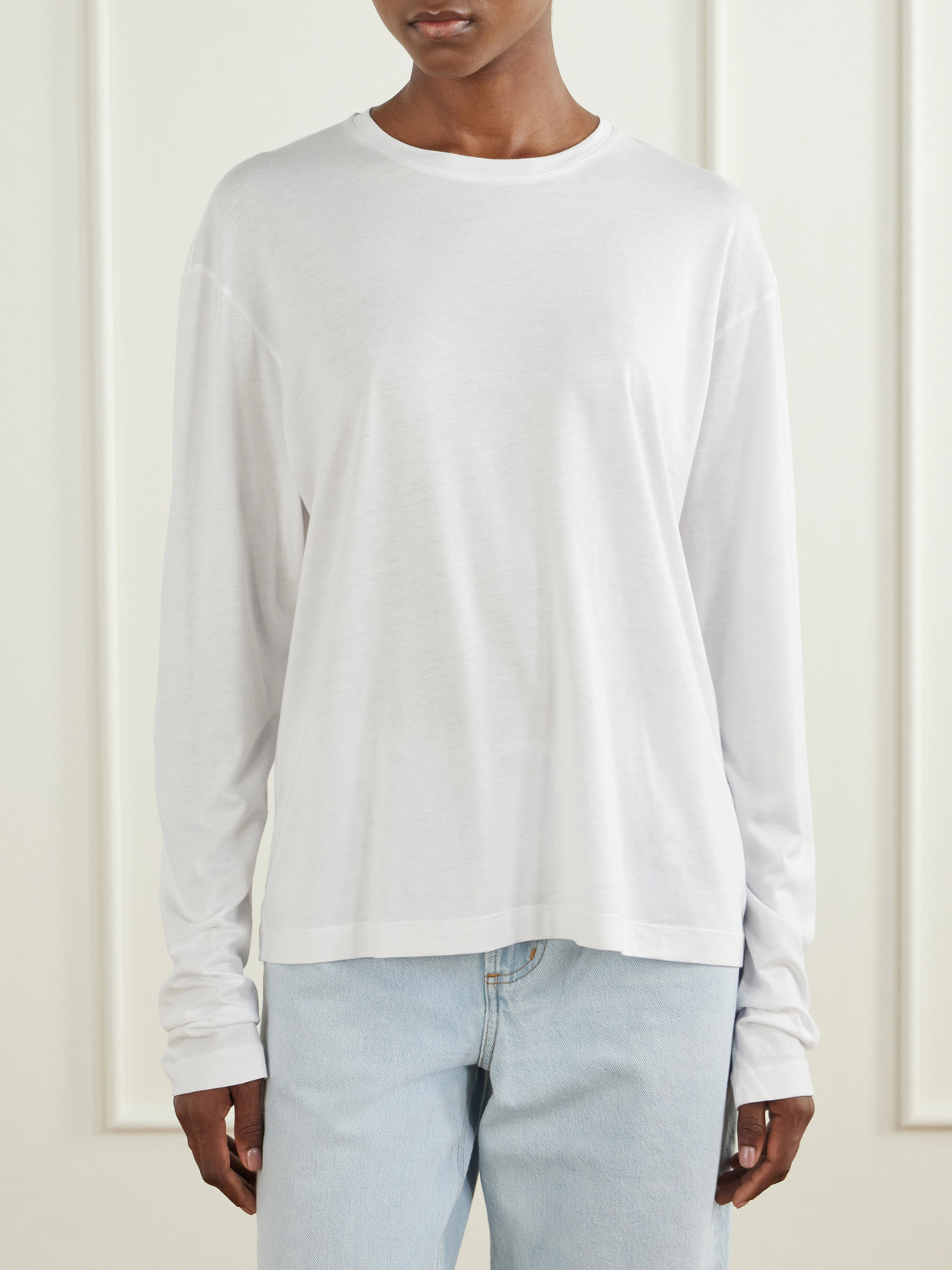 Lyocell And Cotton-Blend Jersey T-Shirt