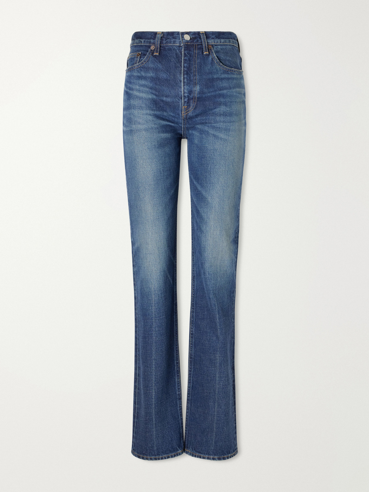 Totême Mid-rise Slim-leg Jeans In Blue