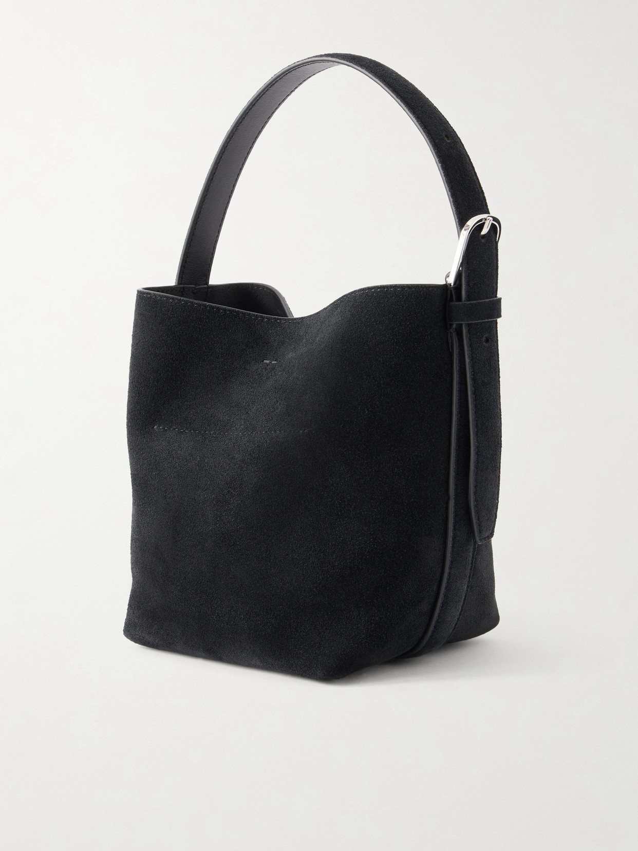 Belted Suede Tote