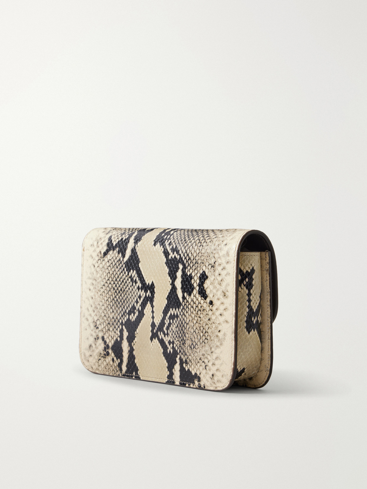 Totême T-lock Snake-effect Leather Shoulder Bag In Multi