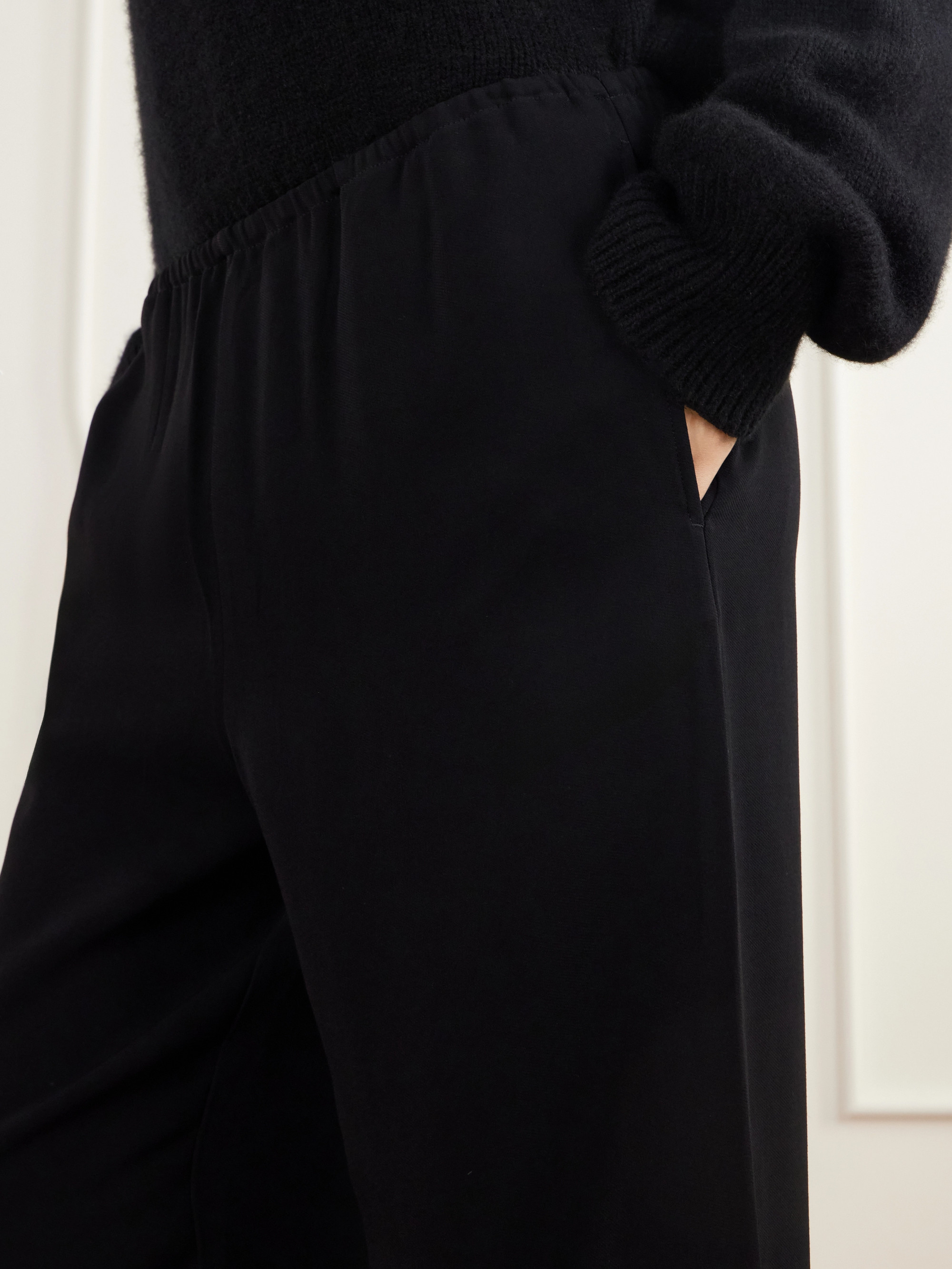 TOTEME Lounge cady straight-leg pants