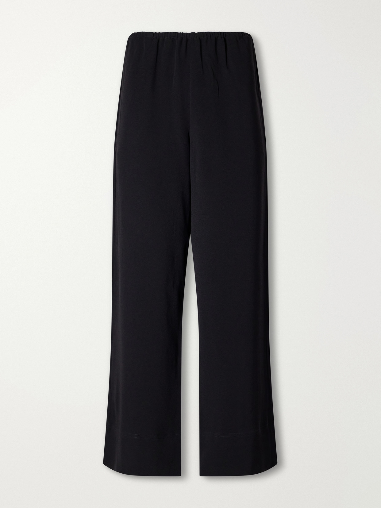 Totême Lounge Cady Straight-leg Pants In Orange
