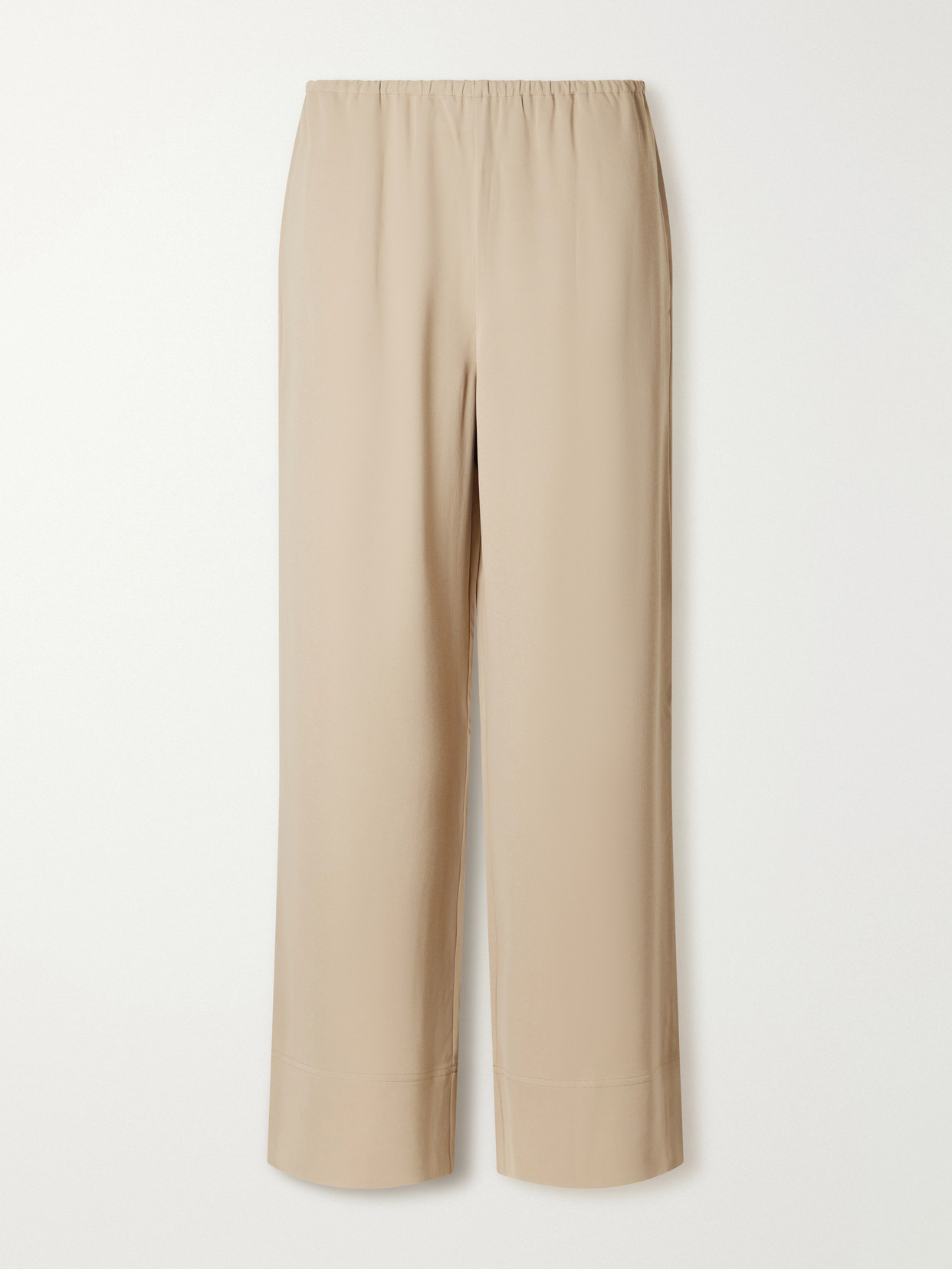 Totême Cady Wide-leg Pants In Neutral