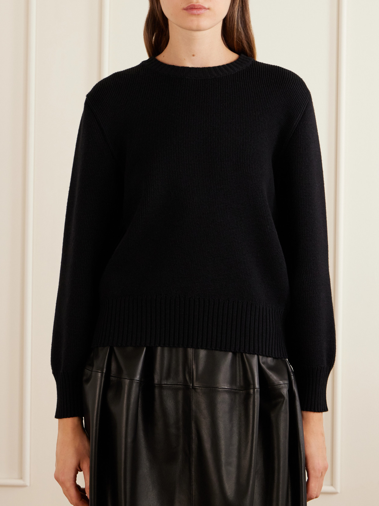And Cotton-Blend Sweater
