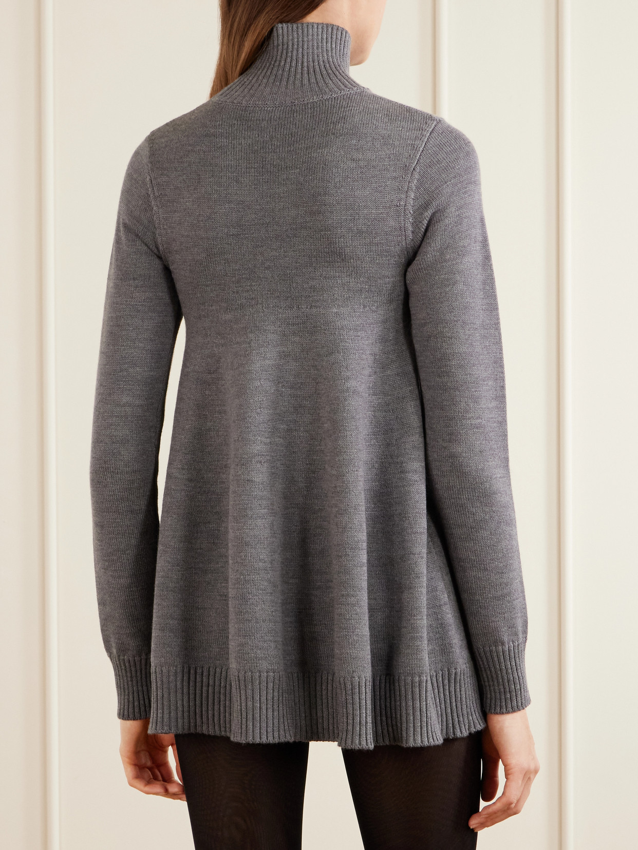 Wool-Blend Turtleneck Sweater